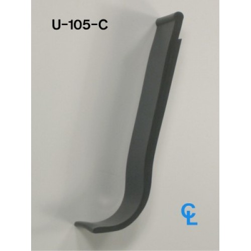 Pelmet, 53' Roll Black Rubber, Curtain Side Great Dane Trailer